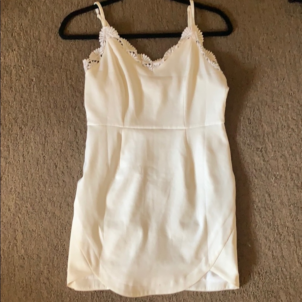 NEVER WORN white mini dress